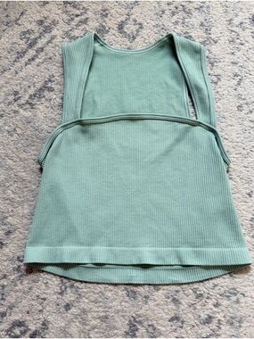 OQQ ribbed cropped tank